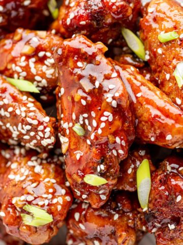 close up look of Sweet Chili Wings