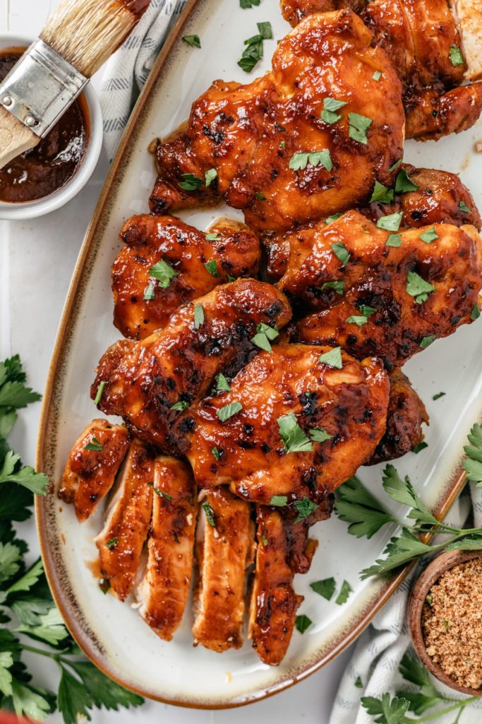 Baked BBQ Chicken Thighs Great Chicken Recipes