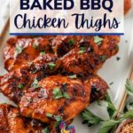 poster of Savory Baked BBQ Chicken Thighs