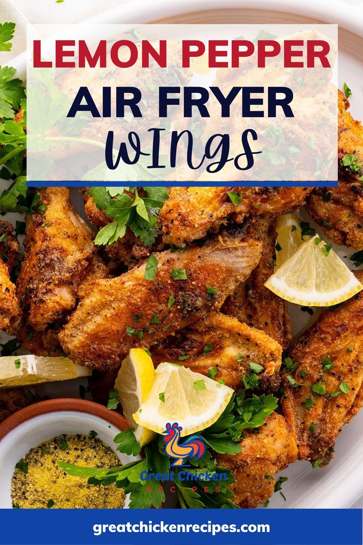 Lemon Pepper Air Fryer Wings Great Chicken Recipes