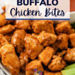 Air Fryer Buffalo Chicken Bites pinterest image