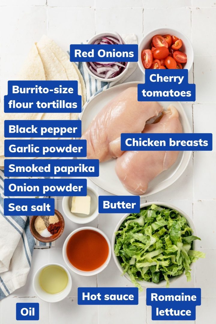 Buffalo Chicken Wrap (Air Fryer) Great Chicken Recipes