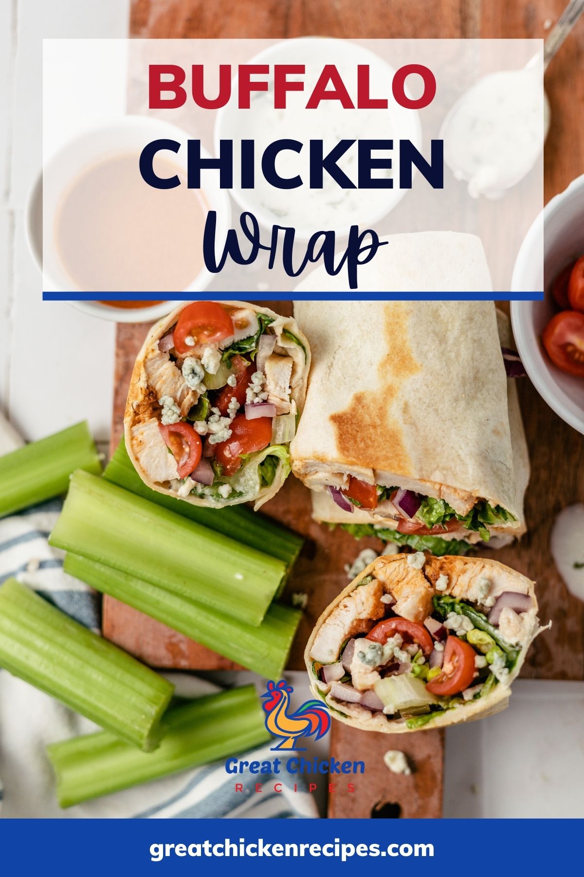 Buffalo Chicken Wrap (Air Fryer) Great Chicken Recipes