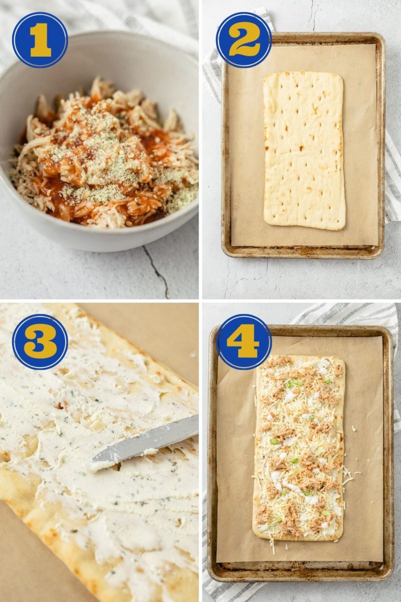 Buffalo Chicken Flatbreads Great Chicken Recipes